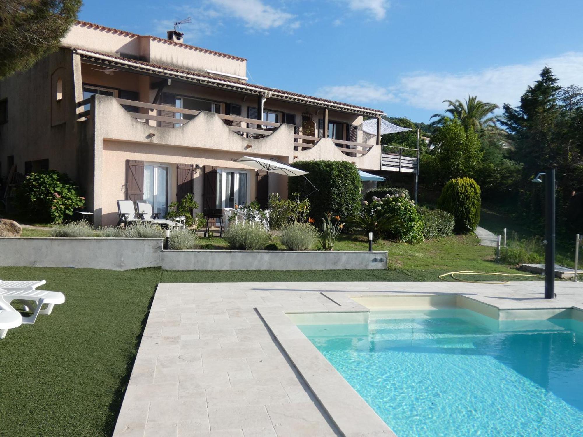 Corsicadream Arone Superbe Appartement Dans Villa, Vue Panoramique Mer, Piscine, Proche Porticcio Pietrosella 외부 사진